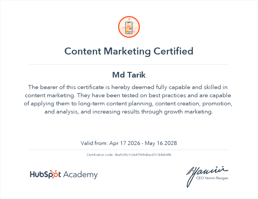 MD TARIQ DIGITAL MARKETER